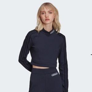 Adidas cropped long sleeve